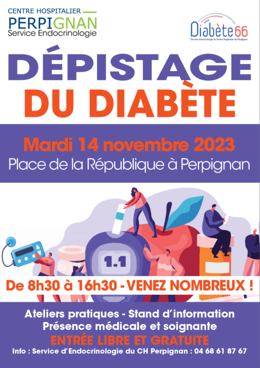 Journée mondiale pour le dépistage du diabète